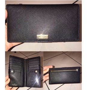 Kate Spade Black Wallet- like new